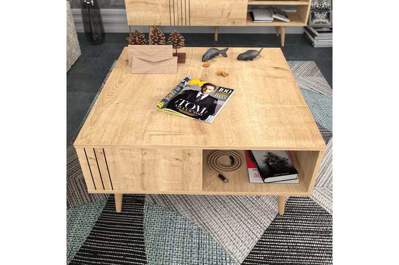 Andifli Soffbord 89,6x46,5x89,6 cm - Ek - Möbler - Bord