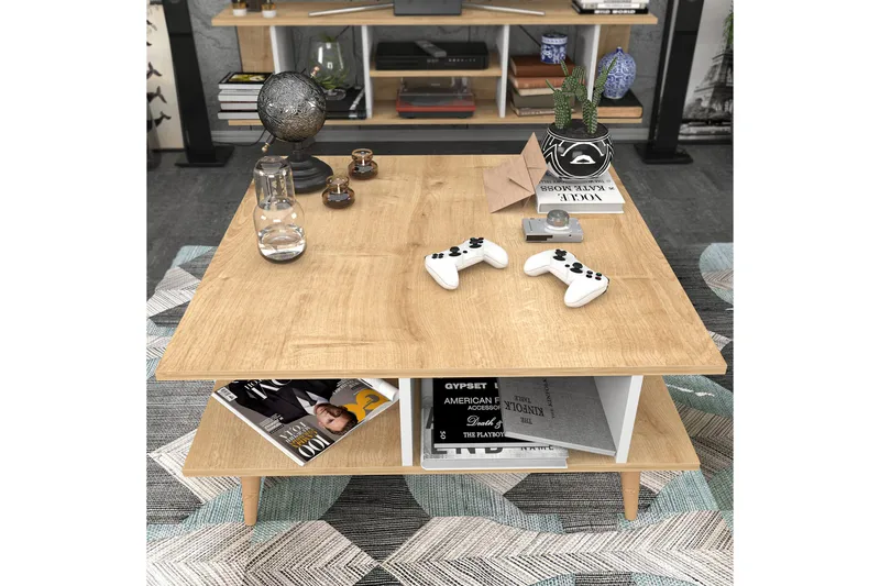 Andifli Soffbord 89x44x89 cm - Ek - Möbler - Bord