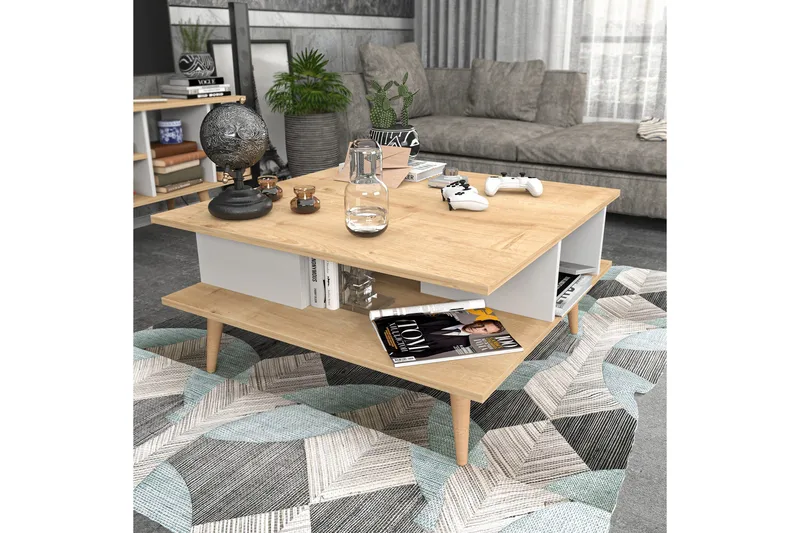 Andifli Soffbord 89x44x89 cm - Ek - Möbler - Bord