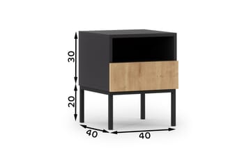 Anjal Sängbord 40 cm - Ek - Möbler - Bord