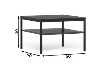 Anjal Soffbord 60 cm - Svart - Möbler - Bord