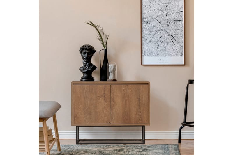 Ardauli Konsollbord 90 cm - Mörkbrun/Svart - Möbler - Bord