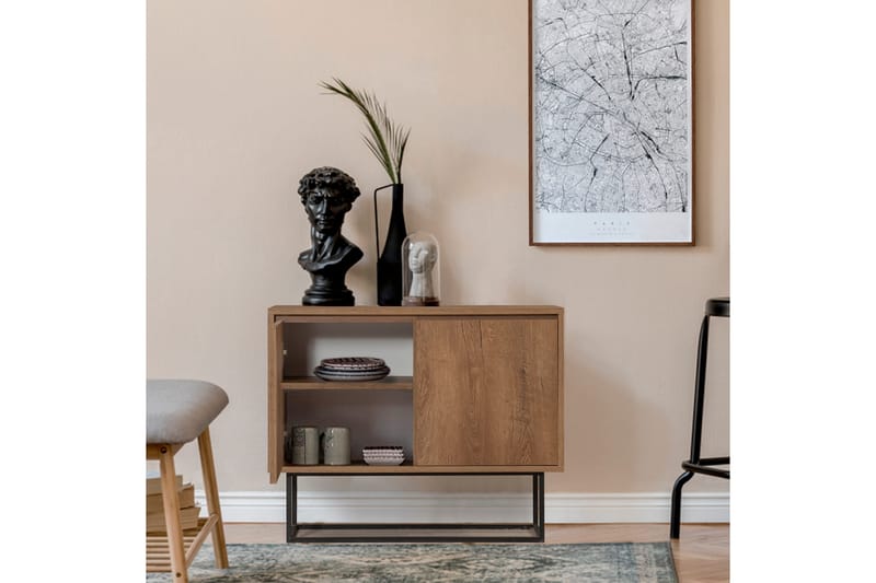 Ardauli Konsollbord 90 cm - Mörkbrun/Svart - Möbler - Bord