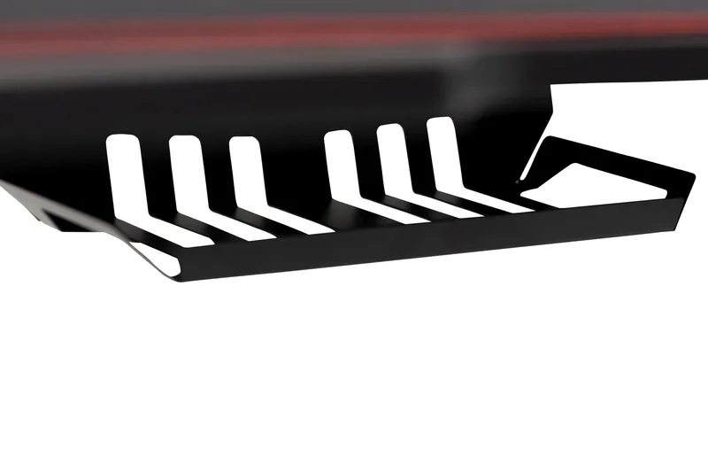 Areni Gamingbord LED-ljus 140 cm med Mugg- & Hörlurshållare - Svart - Möbler - Bord