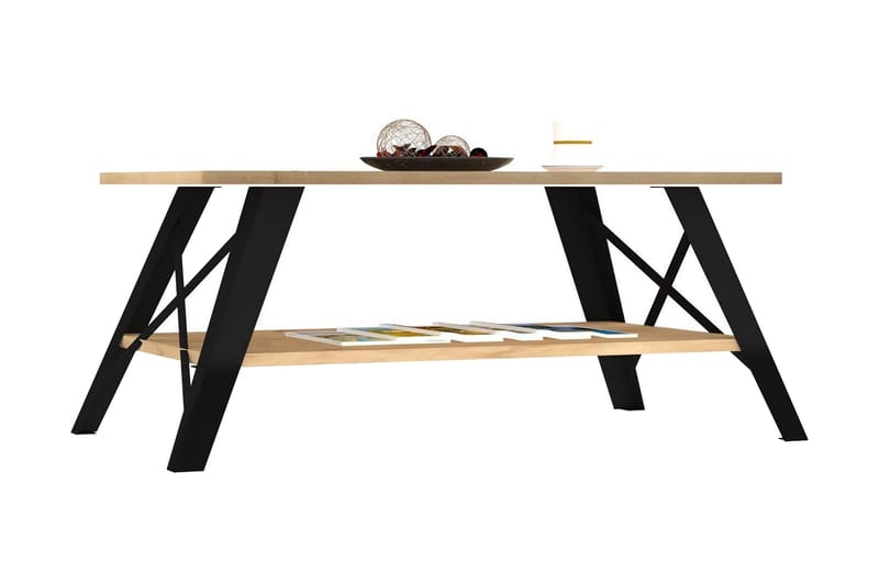 ASKEDAL Soffbord 98x43x98 cm Blå - Möbler - Bord