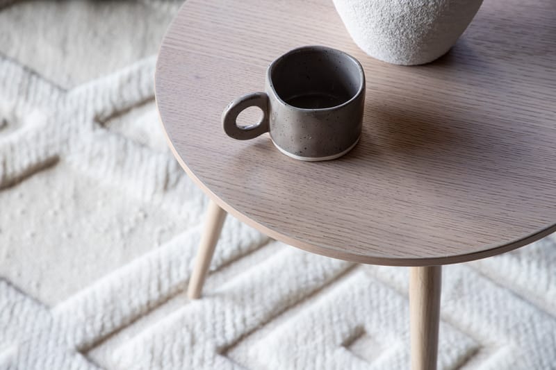 Askim Sidobord 48 cm - Beige - Möbler - Bord