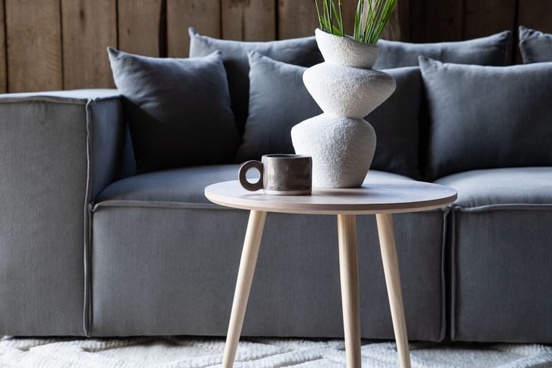 Askim Sidobord 48 cm - Beige - Möbler - Bord