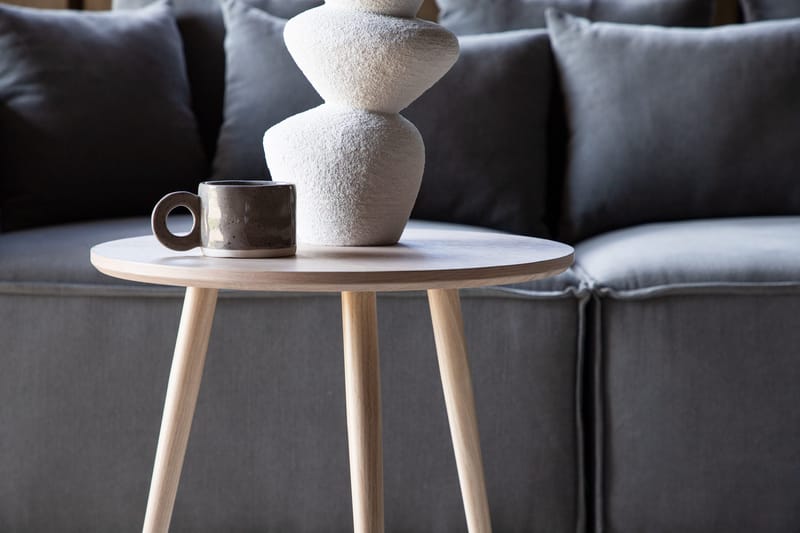 Askim Sidobord 48 cm - Beige - Möbler - Bord