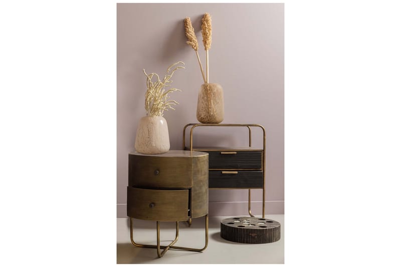 Astranna Sängbord 39 cm - Antik Mässing - Möbler - Bord