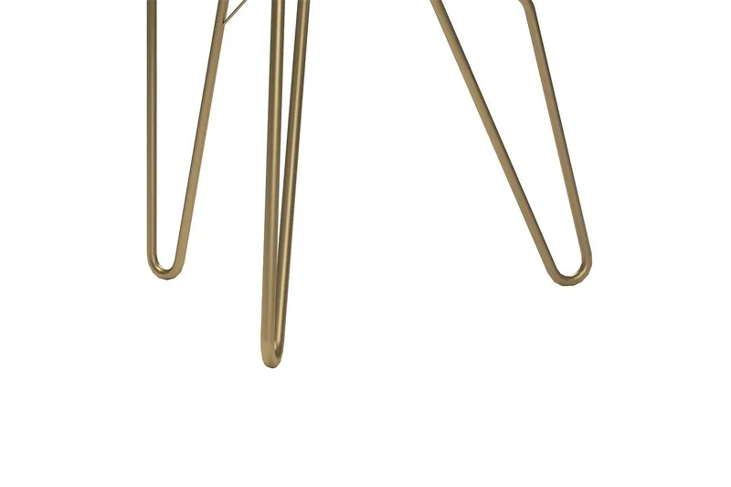 Athena Sidobord 55 cm Marmorlook/Vit/Mässing - Novogratz - Möbler - Bord