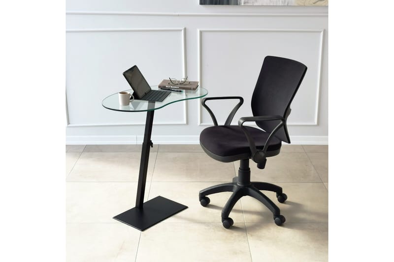 Athodna Soffbord 70x40x70 cm Oval - Svart - Möbler - Bord