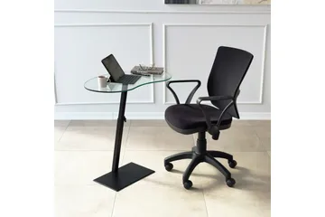 Athodna Soffbord 70x40x70 cm Oval - Svart - Möbler - Bord