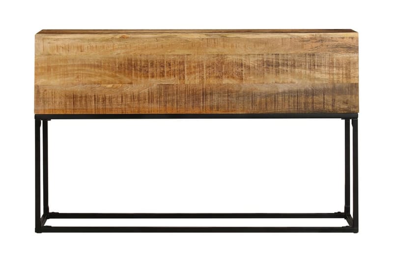 Avlastningsbord 120x30x75 cm grovt mangoträ - Brun - Hallbord - Bord - Avlastningsbord & konsolbord