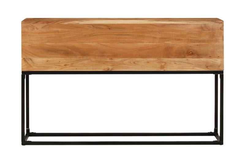 Avlastningsbord 120x30x75 cm massivt akaciaträ - Brun - Bord - Avlastningsbord & konsolbord - Hallbord