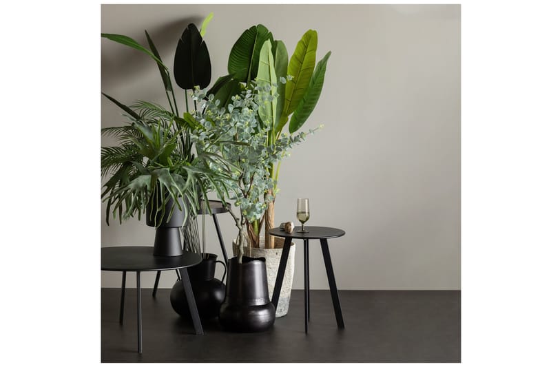 BALFER Soffbord Runt 70 cm Svart - Möbler - Bord