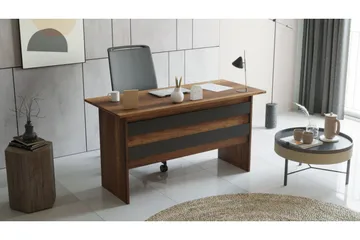Barrock Skrivbord 140 cm - Teak/Antracit - Möbler - Bord