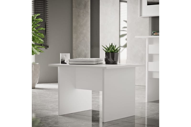 Barrock Soffbord 60 cm - Vit - Möbler - Bord
