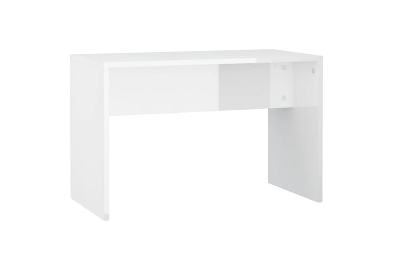 beBasic Sminkbord LED vit högglans konstruerat trä - Bord - Sminkbord