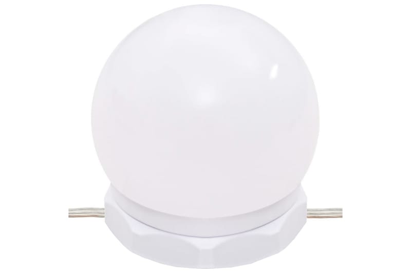 beBasic Sminkbord LED vit konstruerat trä - Möbler - Bord
