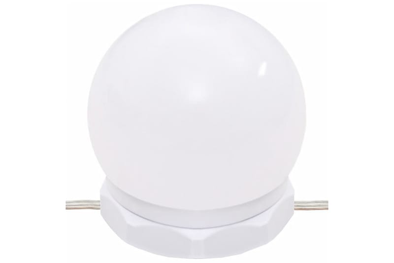 beBasic Sminkbord med LED vit 74,5x40x141 cm - Möbler - Bord