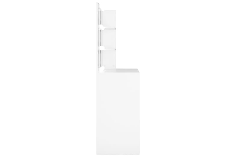 beBasic Sminkbord med LED vit 74,5x40x141 cm - Möbler - Bord
