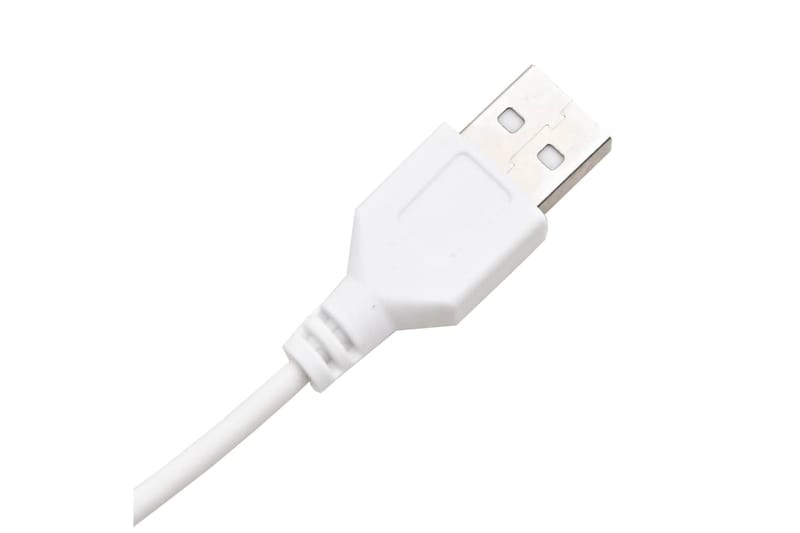 beBasic Sminkbord med LED vit högglans 74,5x40x141 cm - Möbler - Bord