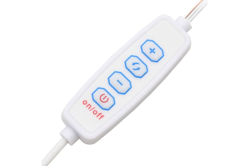 beBasic Sminkbord med LED vit högglans 74,5x40x141 cm - Möbler - Bord