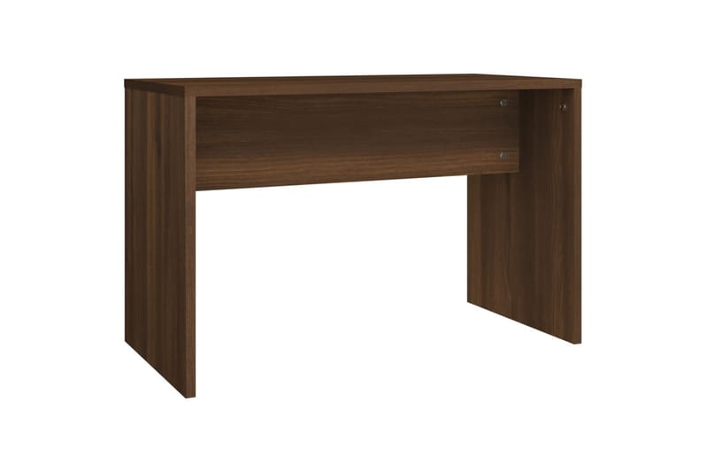 beBasic Sminkbord set brun ek 86,5x35x136 cm - Möbler - Bord