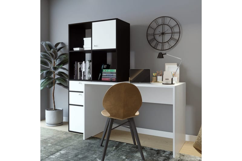 BELGIN Skrivbord 164x160x164 cm Vit - Möbler - Bord