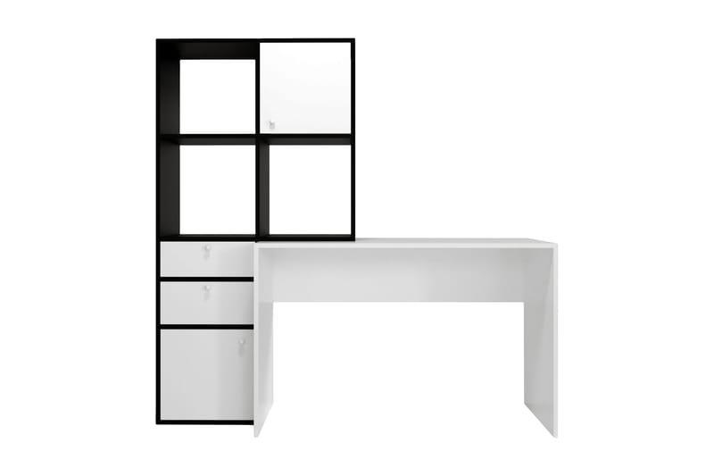 BELGIN Skrivbord 164x160x164 cm Vit - Möbler - Bord