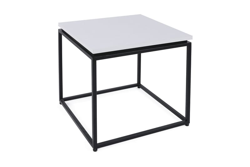 BEYBES Soffbord 45 cm Vit/Svart - Soffbord - Bord