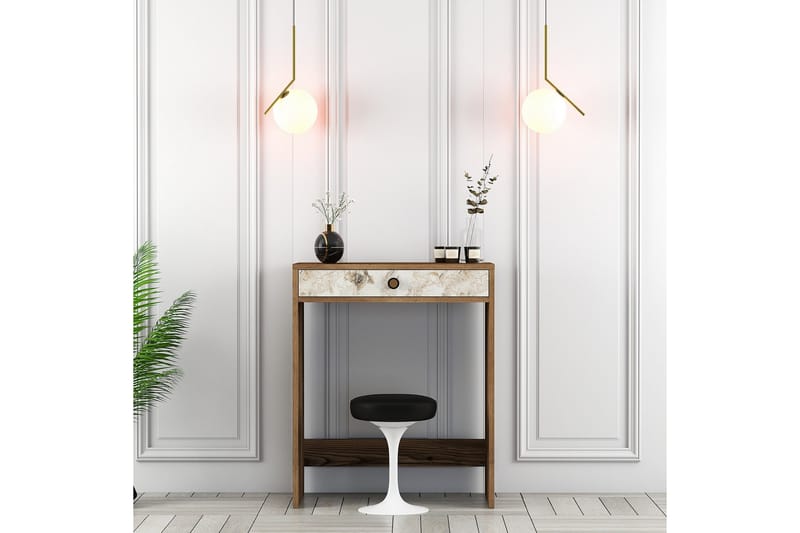 BLESKENS Sminkbord 70 cm Marmor - Möbler - Bord