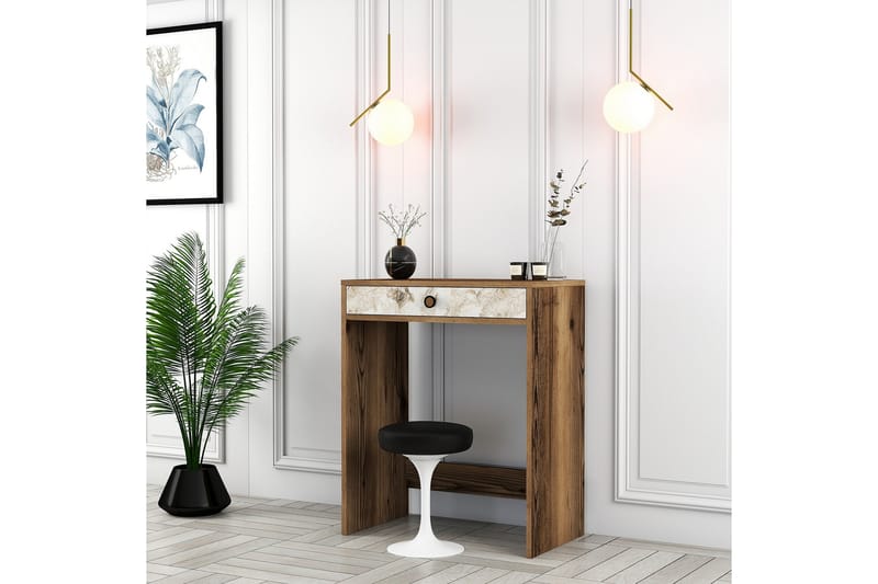BLESKENS Sminkbord 70 cm Marmor - Möbler - Bord