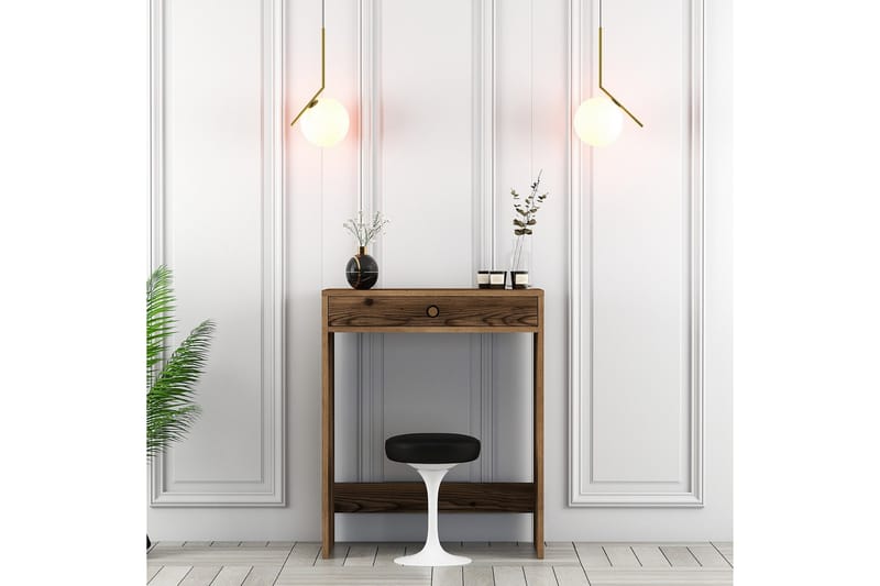 BLESKENS Sminkbord 70 cm Valnöt - Möbler - Bord