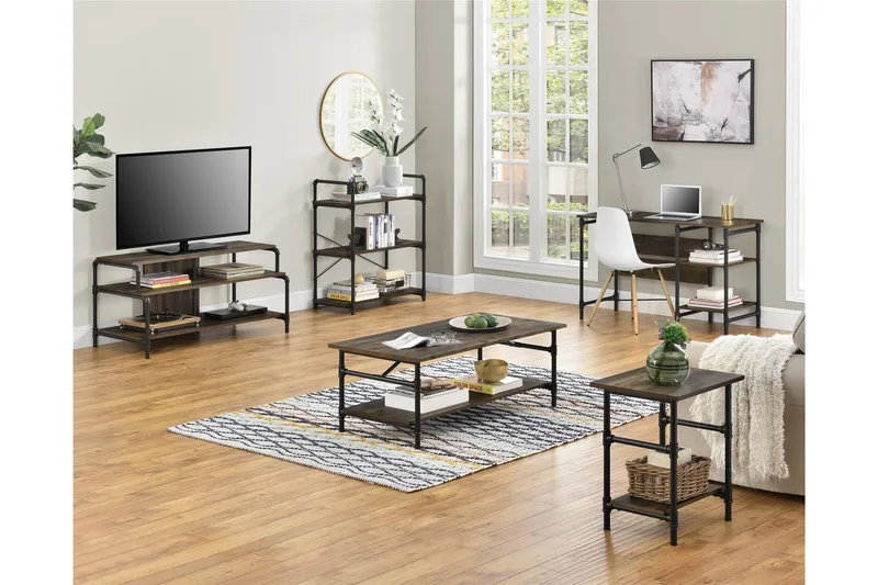 Bradford Skrivbord 120 cm Mörkbrun - Queer Eye - Möbler - Bord