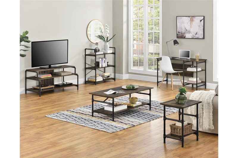 Bradford Skrivbord 120 cm Mörkbrun - Queer Eye - Möbler - Bord