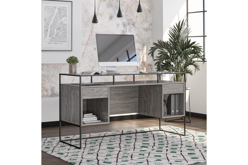 Bradford Skrivbord 141 cm Grå, Queer Eye