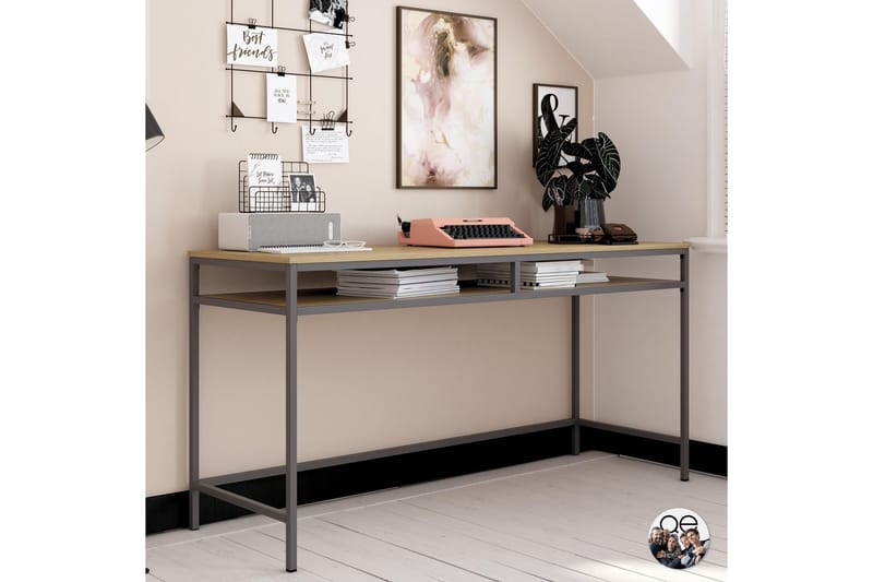 Bradford Skrivbord 153 cm Grå, Dorel Home