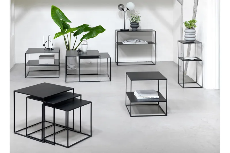 Burningham Avlastningsbord 35x90x80 cm - Svart - Möbler - Bord