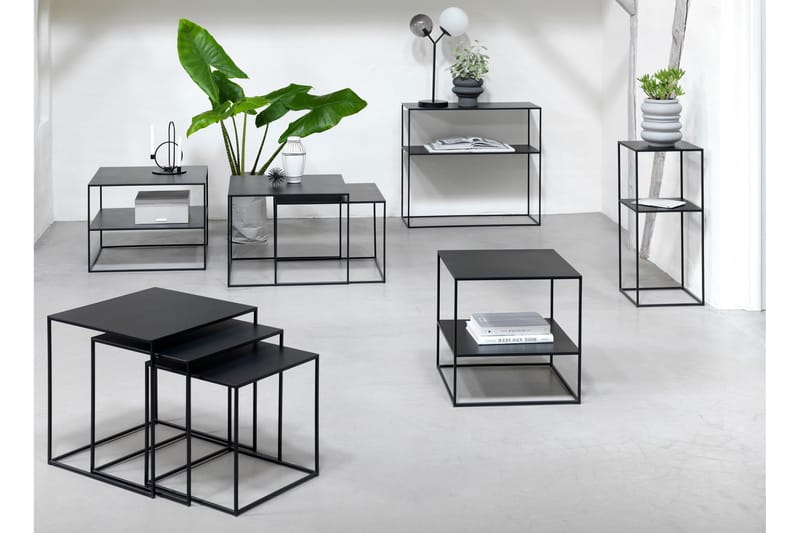 Burningham Avlastningsbord 35x90x80 cm - Svart - Möbler - Bord