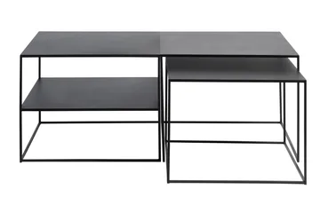 Burningham Avlastningsbord 65x65x50 cm - Svart - Möbler - Bord