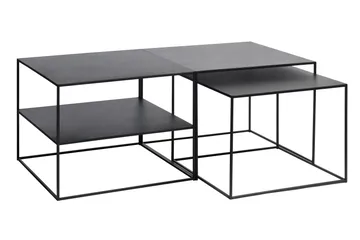 Burningham Avlastningsbord 65x65x50 cm - Svart - Möbler - Bord