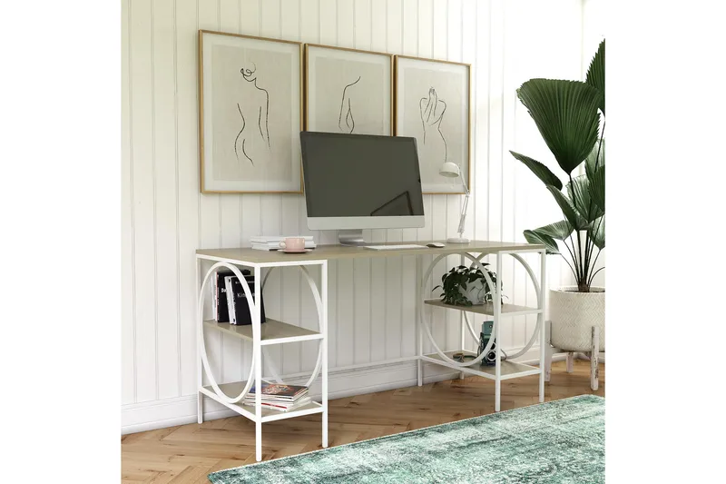 Cambridge Skrivbord 152 cm Brun - Dorel Home - Möbler - Bord