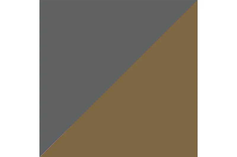 Camila Skrivbord 106 cm med Förvaring 2 Lådor Grafitgrå/Mäss - CosmoLiving - Möbler - Bord