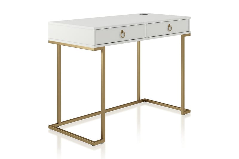 CAMILA Skrivbord 106 cm Vit - CosmoLiving - Möbler - Bord