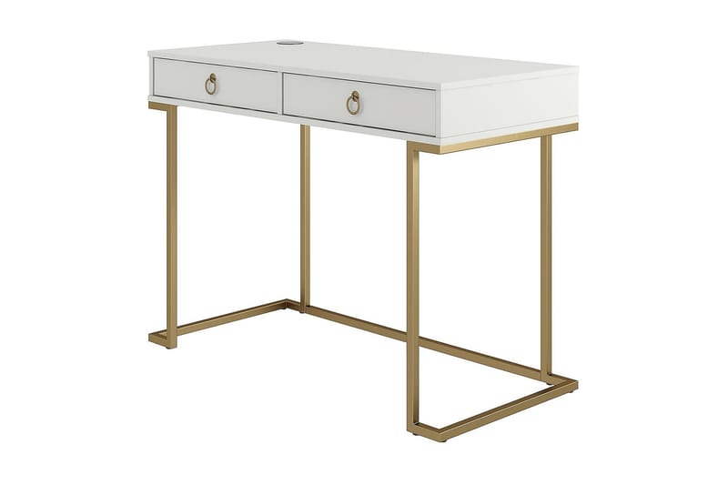 CAMILA Skrivbord 106 cm Vit - CosmoLiving - Möbler - Bord