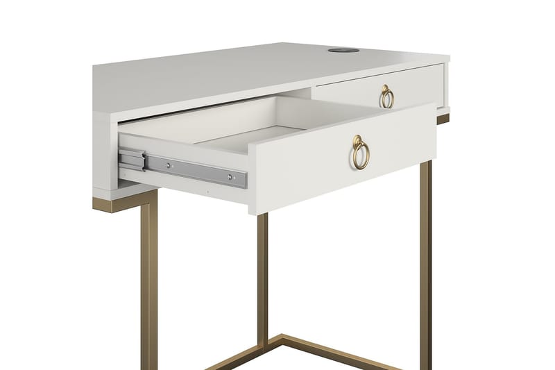 CAMILA Skrivbord 106 cm Vit - CosmoLiving - Möbler - Bord