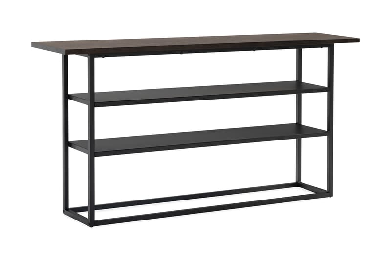 CARMACKS Sidobord 40 cm Mörkbrun/Mattsvart - Möbler - Bord