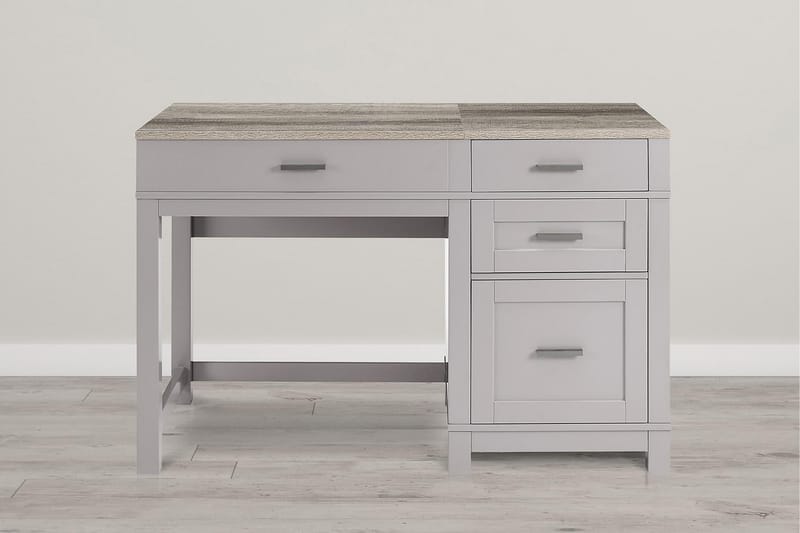 CARVER Skrivbord 120 cm Grå - Dorel Home - Möbler - Bord