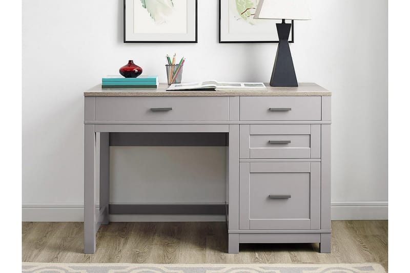 CARVER Skrivbord 120 cm Grå - Dorel Home - Möbler - Bord